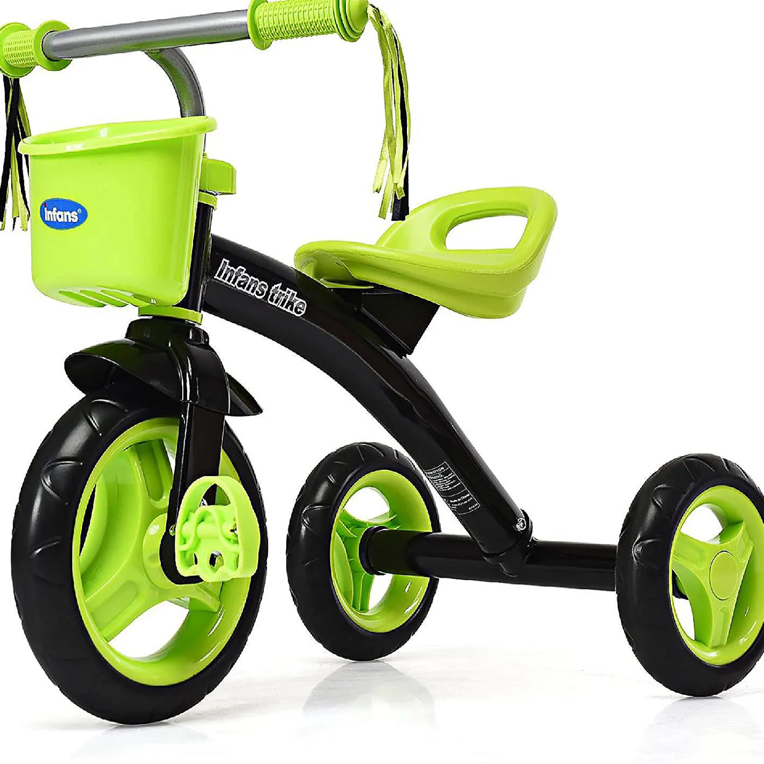 costway_kids_tricycle_rid_0.webp Costway Kids Tricycle Rider With Adjustable Seat Storage Basket Premium Quiet Wheels Non-Slip Handle Green<Oriental Trading Best Sale