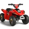 Oriental Trading Toy Cars*Costway 6V Kids Electric Quad Atv 4 Wheels Ride On Toy For Toddlers Forward&Reverse Red