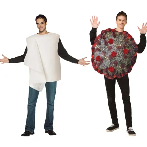 Covid Toilet Paper Scandal Couples Costumes<Oriental Trading Shop