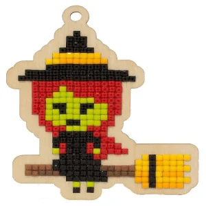 Crafting Spark - Little Witch Csw336 Diamond Painting On Plywood Kit<Oriental Trading Cheap