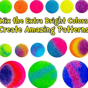 Oriental Trading Play Sets*Creative Kids Diy Magic Bouncy Balls - Create Your Own Crystal Powder Balls Craft Kit For Kids