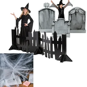 Creepy Fence Halloween Decorating Kit - 16 Pc.<Oriental Trading Discount
