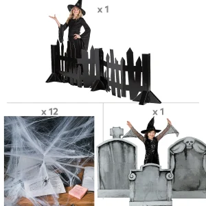 Creepy Fence Halloween Decorating Kit - 16 Pc.<Oriental Trading Discount