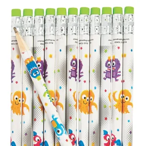 Cute Monster Pencils - 24 Pc.<Oriental Trading Sale