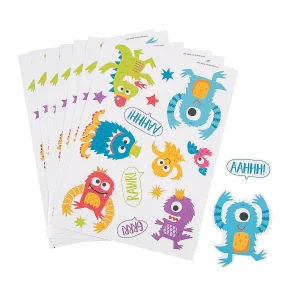 Cute Monster Sticker Sheets - 24 Pc.<Oriental Trading Shop