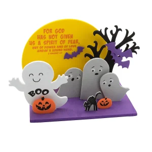 3D Halloween Fear Not With God Craft Kit - Makes 12<Oriental Trading Discount