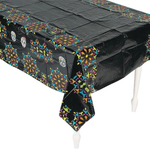 Day Of The Dead Plastic Tablecloth<Oriental Trading Sale