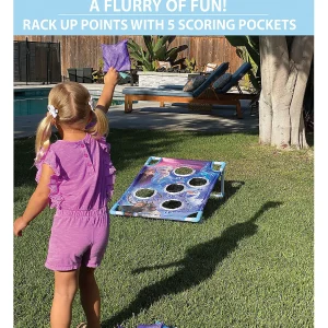 Oriental Trading Bean Bag & Ring Toss*Disney Frozen 2 Frost Toss Game Set By Gosports - Includes 8 Snowflake Bean Bags With Portable Carrying Case