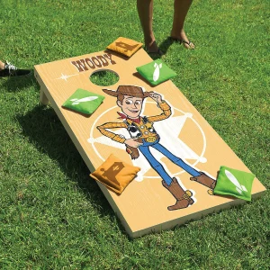 Oriental Trading Bean Bag & Ring Toss*Disney Pixar Toy Story Regulation Size Cornhole Set By Gosports - Includes 8 Bean Bags And Portable Carrying Cas