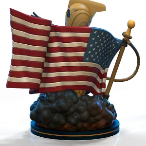 Oriental Trading Character Toys*Disney The Rocketeer 5-Inch Q-Fig Elite