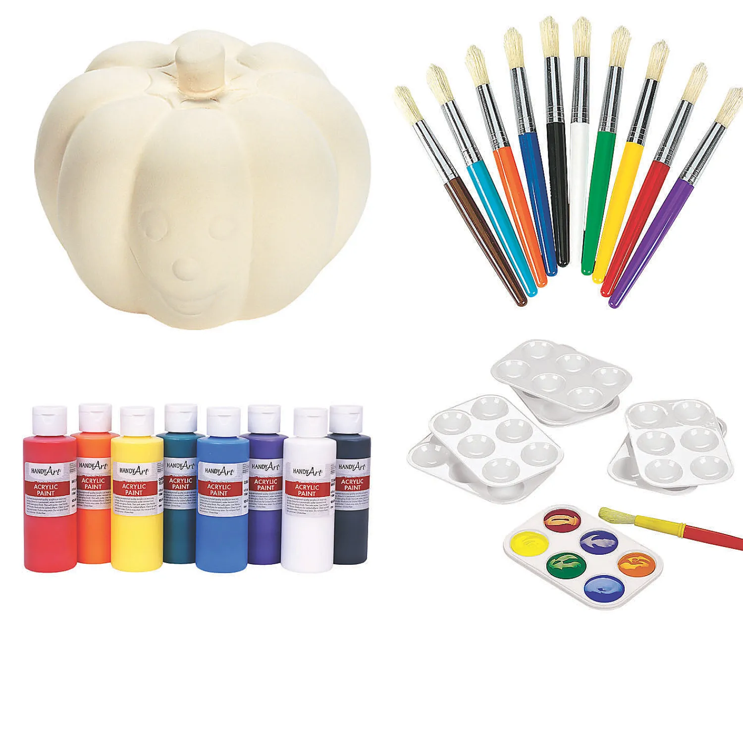 diy_ceramic_halloween_pum_0.webp Diy Ceramic Halloween Pumpkin Kit - 42 Pc.<Oriental Trading Store