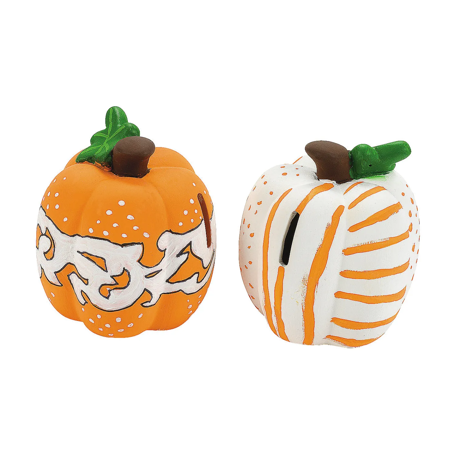 diy_ceramic_pumpkin_banks_4.webp Diy Ceramic Pumpkin Banks - 12 Pc.<Oriental Trading Sale