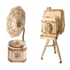 Oriental Trading Puzzles*Diy 3D Puzzle 2 Pack Vintage Camera And Gramophone