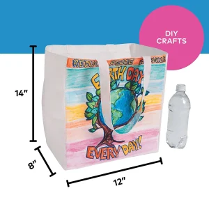 Diy Large Shopper Totes - 12 Pc.<Oriental Trading Shop