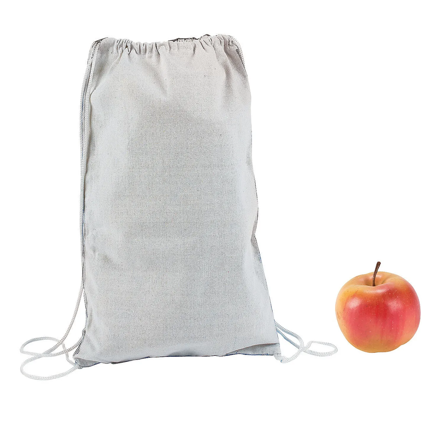 diy_medium_white_canvas_d_0.webp Diy Medium White Canvas Drawstring Bags - 12 Pc.<Oriental Trading Best