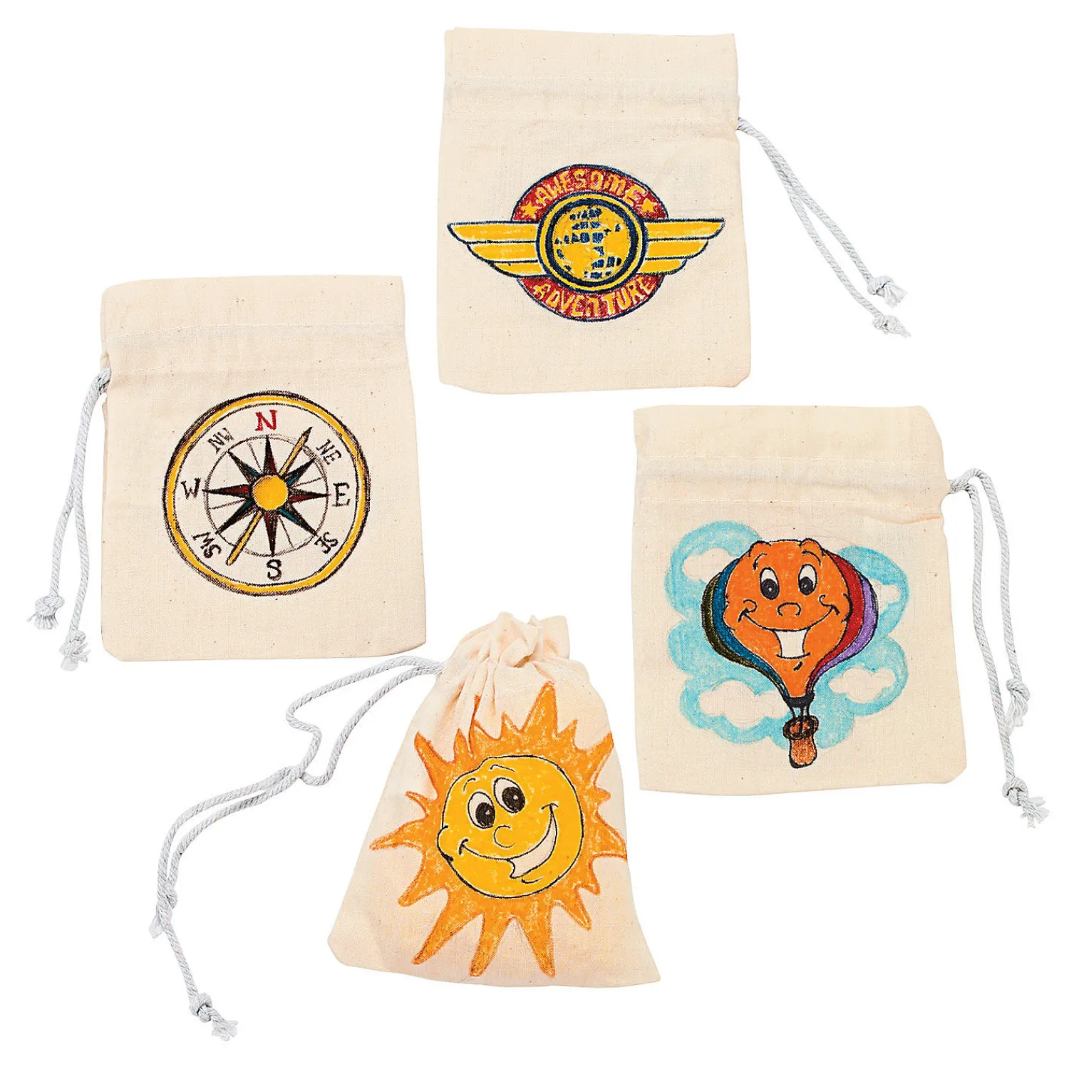diy_mini_canvas_drawstrin_1-1.webp Diy Mini Canvas Drawstring Bags - 12 Pc.<Oriental Trading Discount