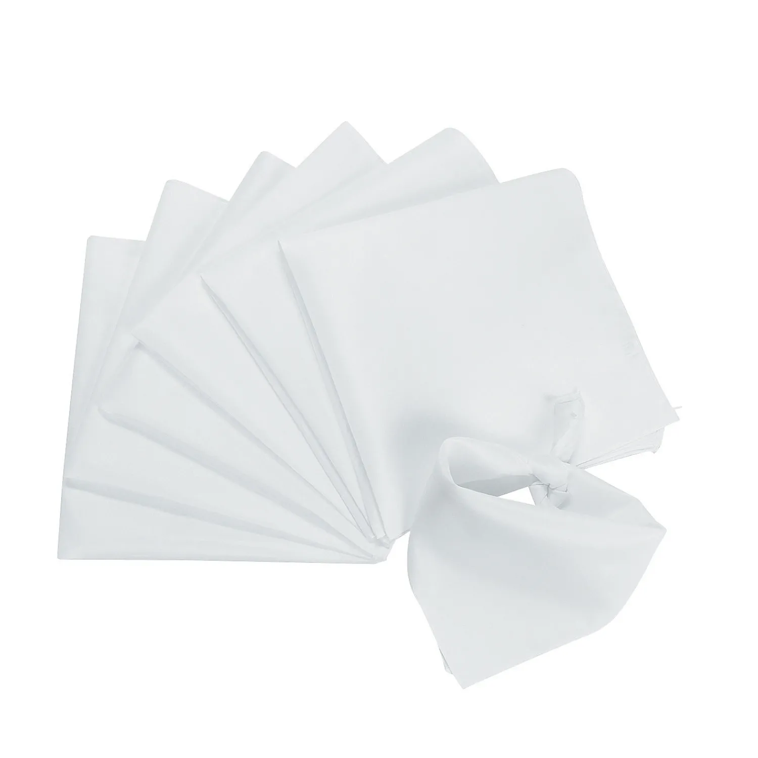 diy_white_bandanas___pc_0.webp Diy White Bandanas - 12 Pc.<Oriental Trading Hot