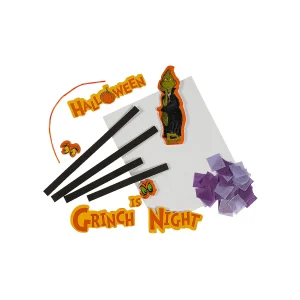 Dr. Seuss™ The Grinch Halloween Tissue Paper Sign Craft Kit - Makes 12<Oriental Trading Outlet