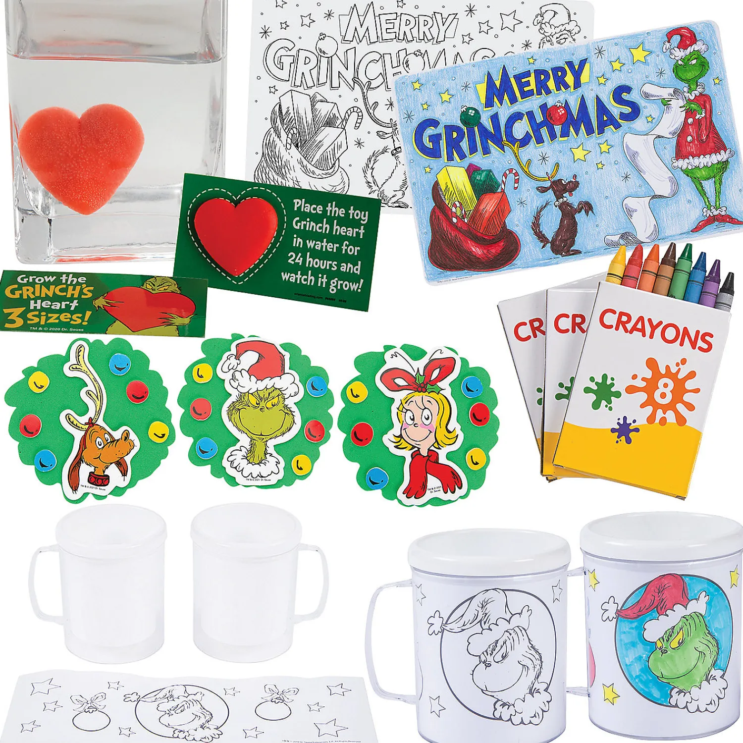 dr_seuss_the_grinch_kids__0.webp Oriental Trading Character Toys*Dr. Seuss™ The Grinch Kids' Table Christmas Activity Kit - 96 Pc.