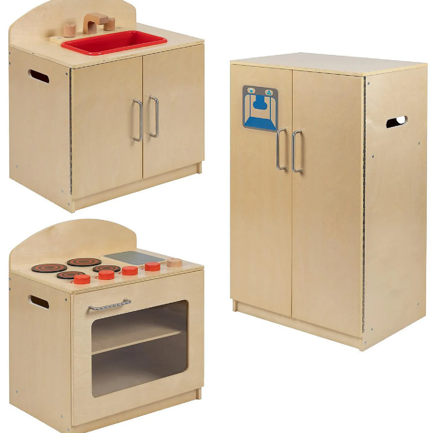 emma__oliver_childrens_wo_0.webp Oriental Trading Play Sets*Emma + Oliver Children's Wooden Kitchen Set-Stove/Sink/Refrigerator For Commercial Or Home Use