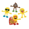 Oriental Trading Character Toys*Emoji Bendables Valentine Exchanges With Card For 24