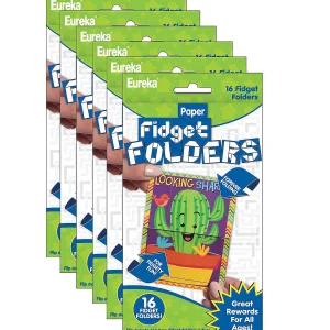 Oriental Trading Fidget Toys & Spinners*Eureka A Sharp Bunch Fidget Folder, 16 Per Pack, 6 Packs