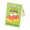 Oriental Trading Activity Books*Faith Candy Corn Fold-Up Activity Sheets - 24 Pc.