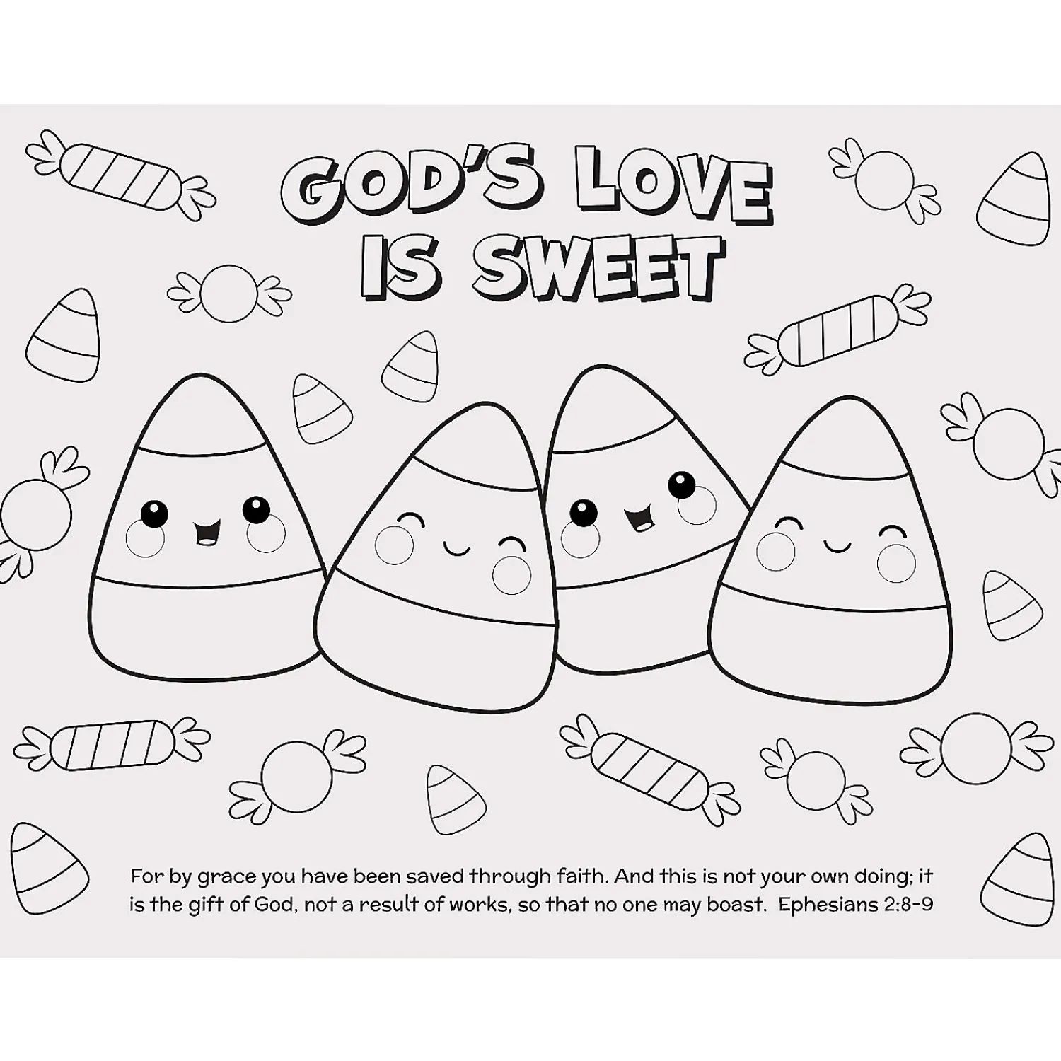 faith_candy_corn_foldup_a_2.webp Oriental Trading Activity Books*Faith Candy Corn Fold-Up Activity Sheets - 24 Pc.