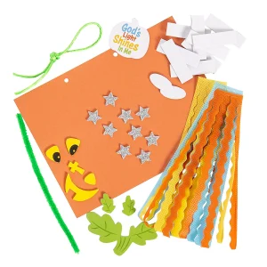 Fall Blessings Pumpkin Windsock Craft Kit - Makes 12<Oriental Trading Discount