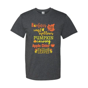 Fall Bucket List Adult's T-Shirt<Oriental Trading Discount