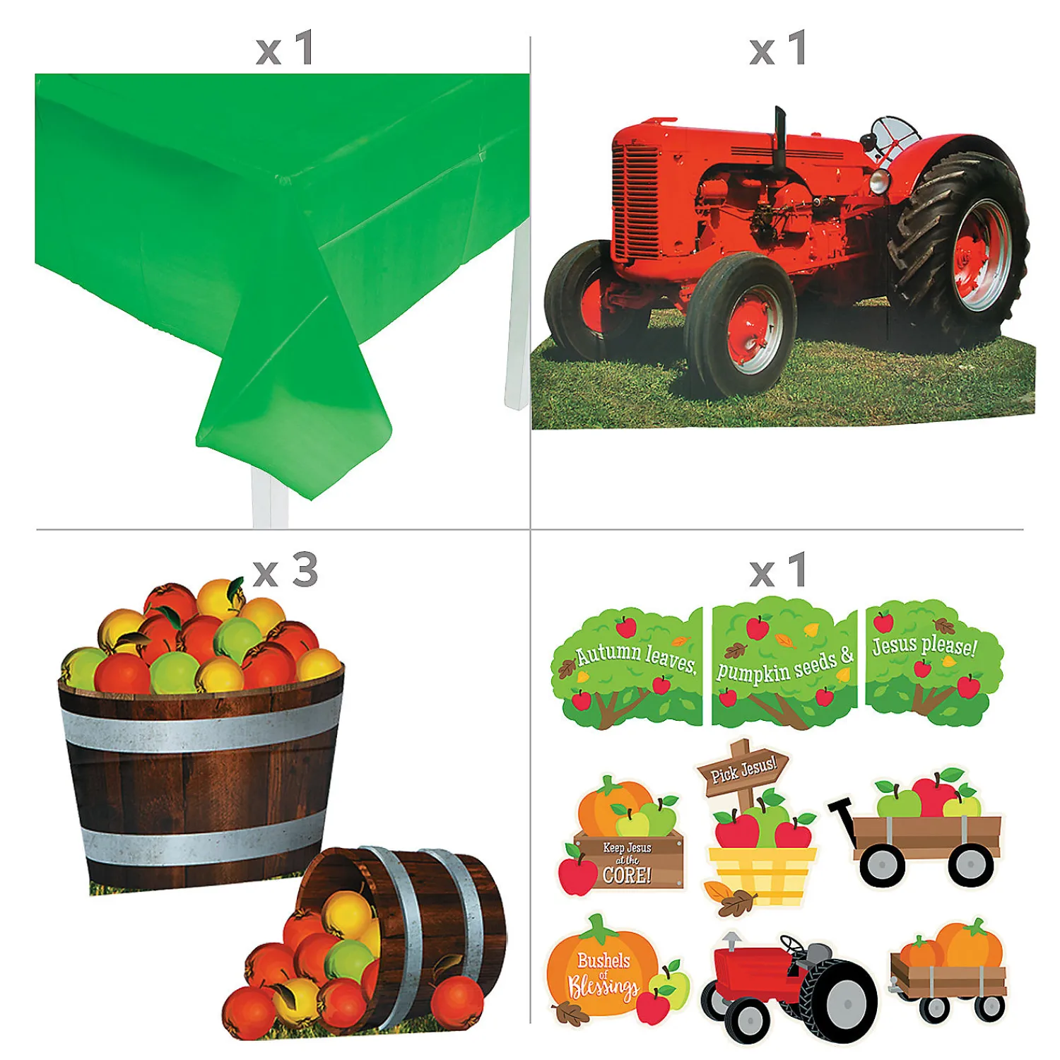 fall_harvest_trunkortreat_1-1.webp Fall Harvest Trunk-Or-Treat Decorating Kit - 13 Pc.<Oriental Trading Discount