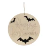 Felt Bat Happy Halloween Wood Sign Craft Kit - Makes 1<Oriental Trading Sale