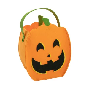 Felt Jack-O'-Lantern Trick-Or-Treat Basket<Oriental Trading Sale