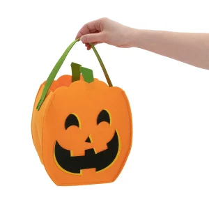 Felt Jack-O'-Lantern Trick-Or-Treat Basket<Oriental Trading Sale