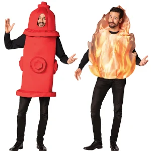 Fire Hydrant & Fire Couples Costumes<Oriental Trading Best
