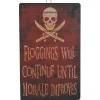 Floggings Will Continue Wall Sign Decoration<Oriental Trading Hot