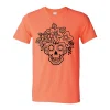 Floral Sugar Skull Adult's T-Shirt<Oriental Trading Clearance
