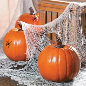 Foam Orange Pumpkin Halloween Decoration<Oriental Trading Clearance