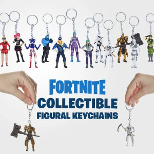 Oriental Trading Character Toys*Fortnite Keychains 5Pk Elite Agent Lace Scratch Scarlet Ultima Knight Gold Pmi International