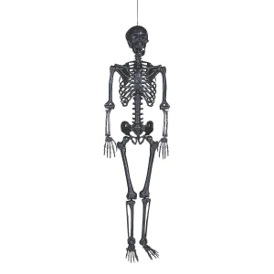 5 Ft. Life-Size Posable Black Skeleton Halloween Decoration<Oriental Trading Cheap