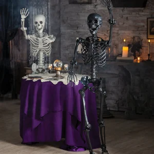 5 Ft. Life-Size Posable Black Skeleton Halloween Decoration<Oriental Trading Cheap