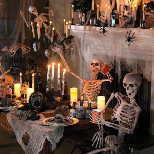 5 Ft. Life-Size Posable Skeleton Halloween Decoration<Oriental Trading Shop