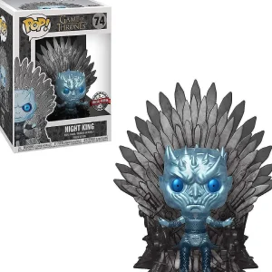 Oriental Trading Character Toys*Funko Pop Game Of Thrones Night King Metallic On Iron Throne 6