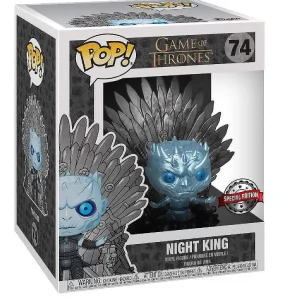 Oriental Trading Character Toys*Funko Pop Game Of Thrones Night King Metallic On Iron Throne 6