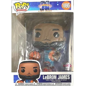Oriental Trading Character Toys*Funko Pop Lebron James Space Jam Legacy Jumbo 10" #1095 Basketball Figure