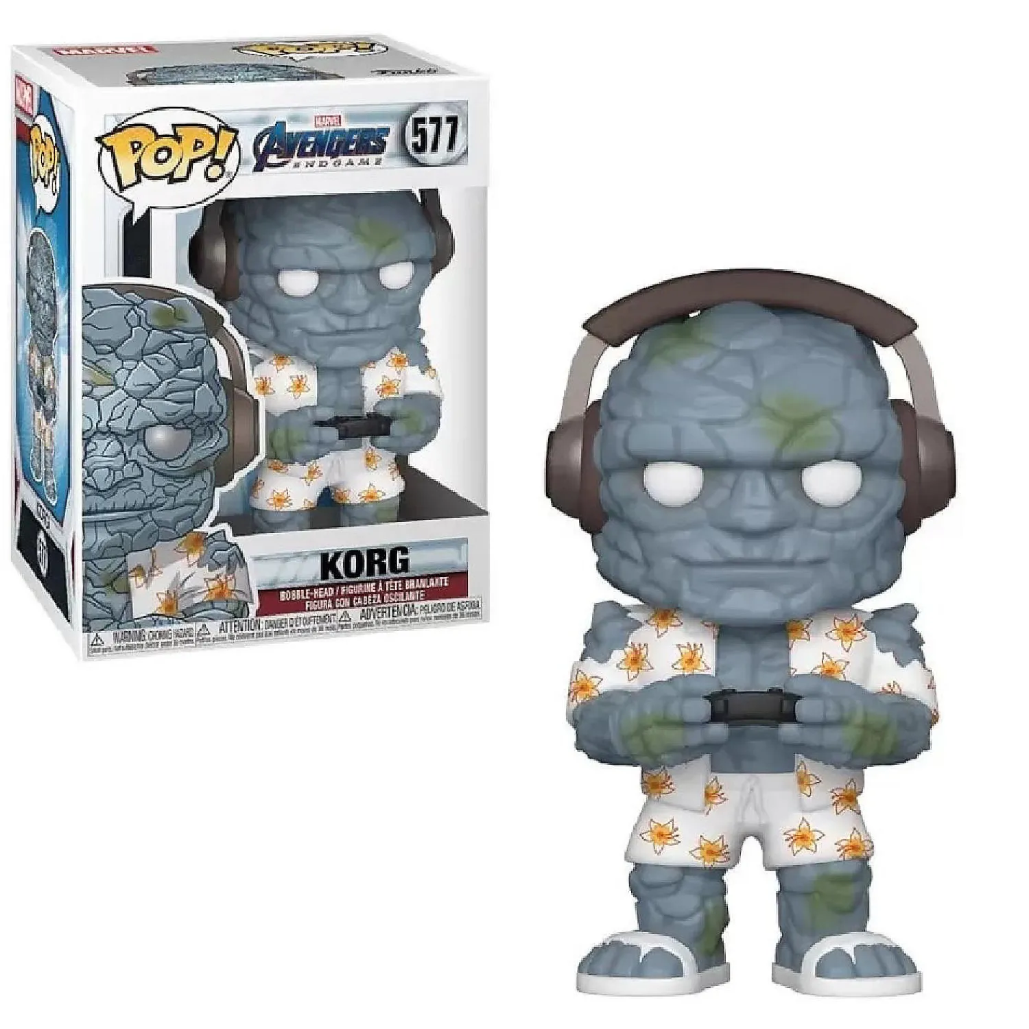 funko_pop_marvel_avengers_0.webp Oriental Trading Character Toys*Funko Pop! Marvel: Avengers Endgame - Gamer Korg, Vinyl Figure
