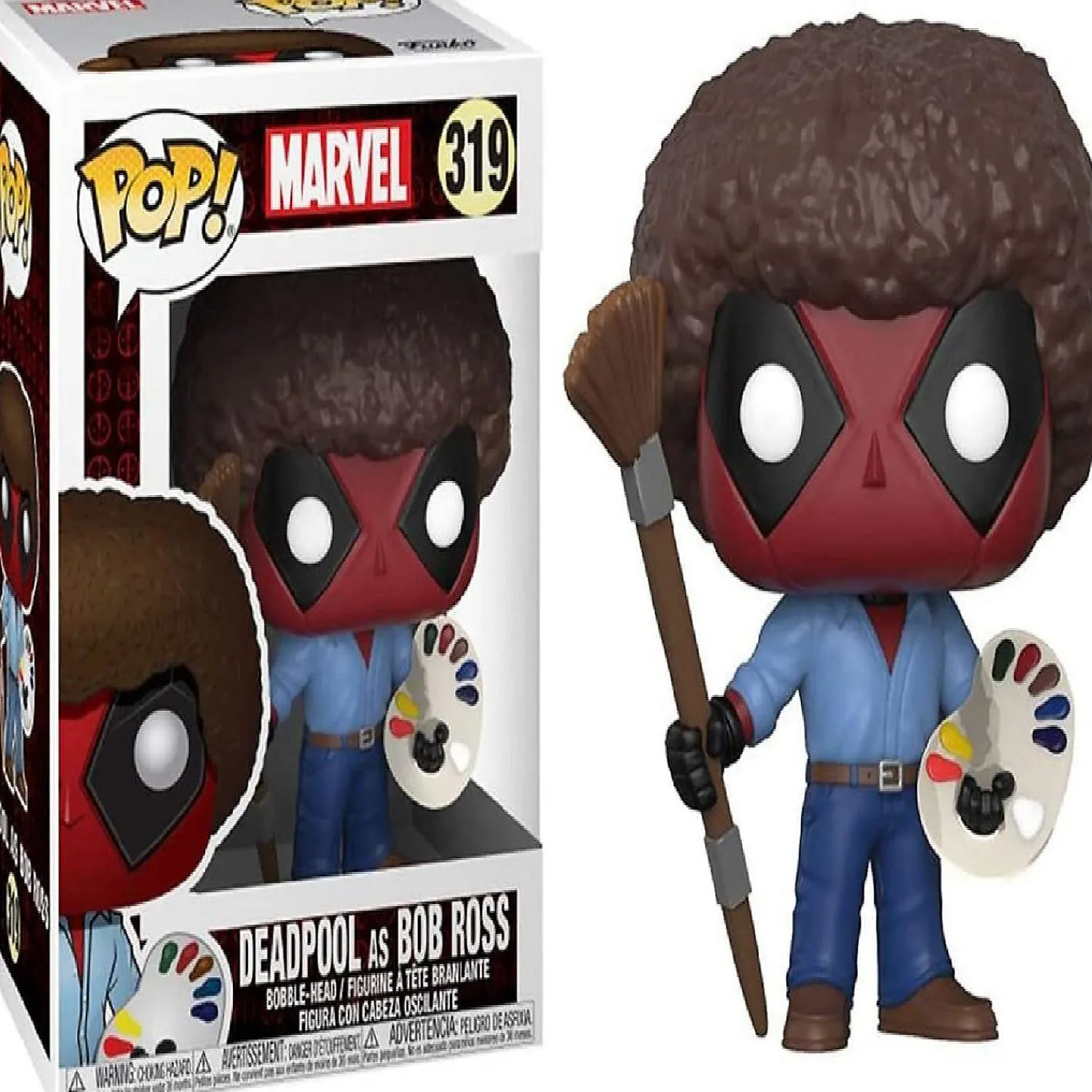 funko_pop_marvel_deadpool_0.webp Oriental Trading Character Toys*Funko Pop! Marvel: Deadpool Playtime- Bob Ross Vinyl Figure