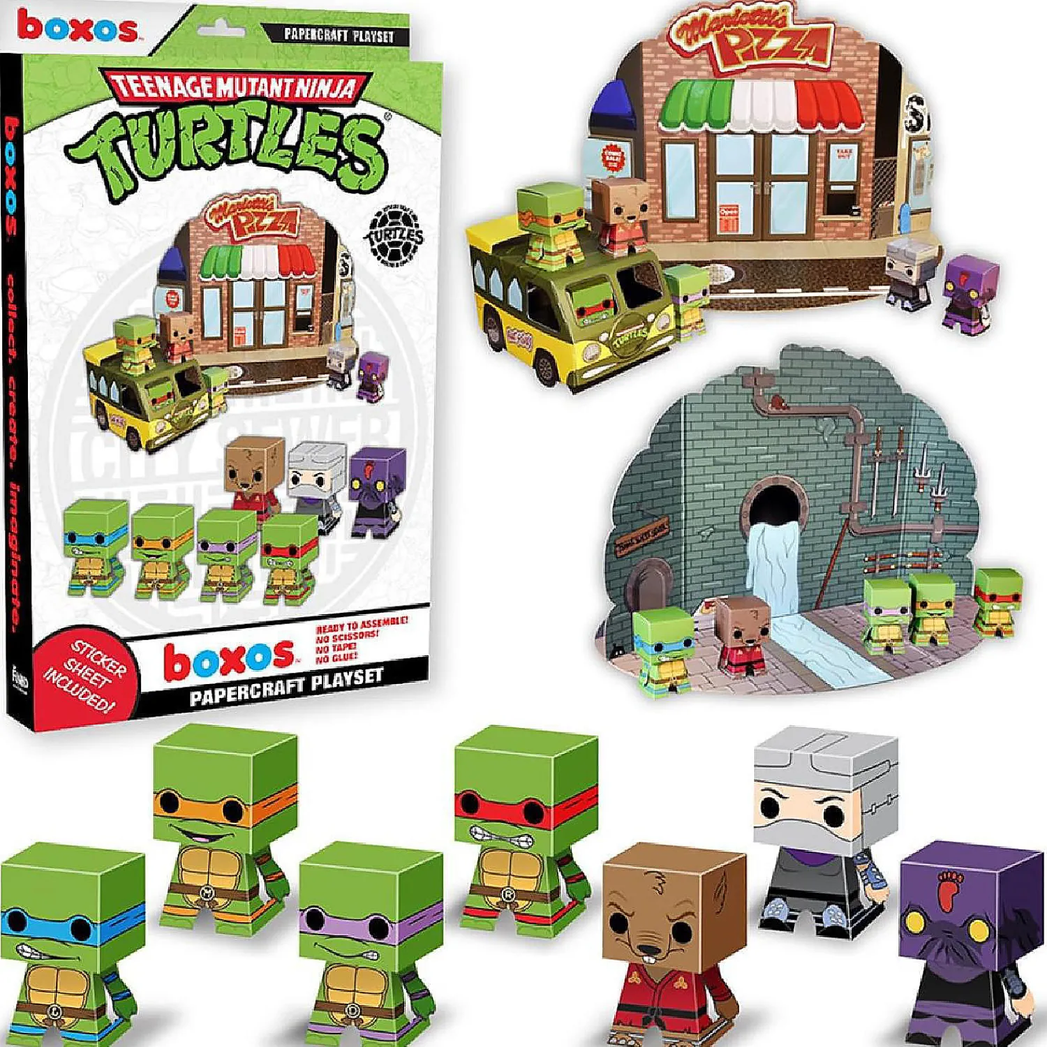 funko_teenage_mutant_ninj_0.webp Oriental Trading Play Sets*Funko Teenage Mutant Ninja Turtle Papercraft Activity Playset