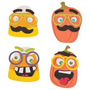 Funny Halloween Face Magnet Craft Kit - Makes 12<Oriental Trading New