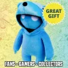 Oriental Trading Character Toys*Gang Beasts Blue Bear Costume Plush 16" Gamer Character Soft Doll Figure Pmi International